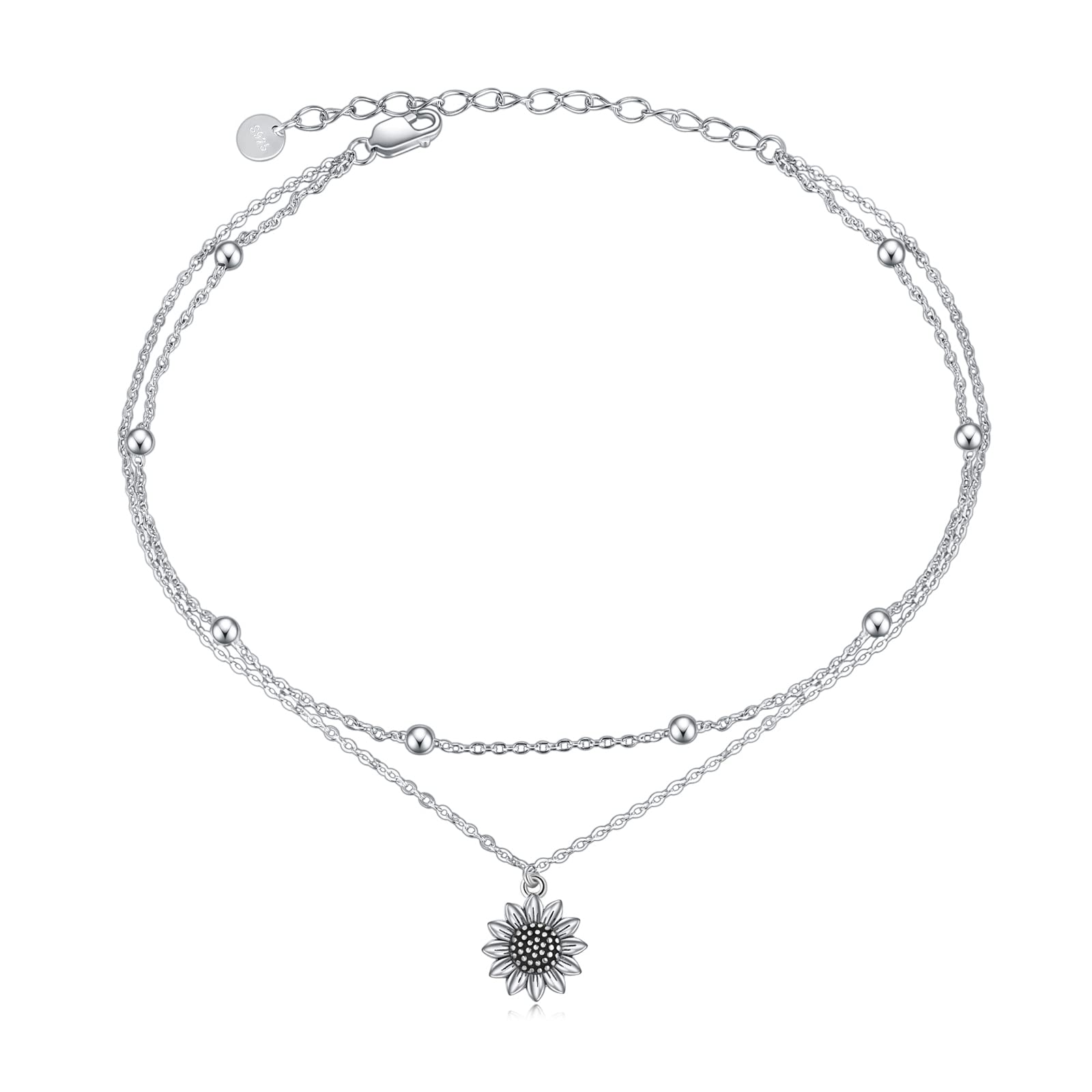Choosing the Right Anklet: A Guide to POPLYKE’s 925 Sterling Silver Double Layered Chain