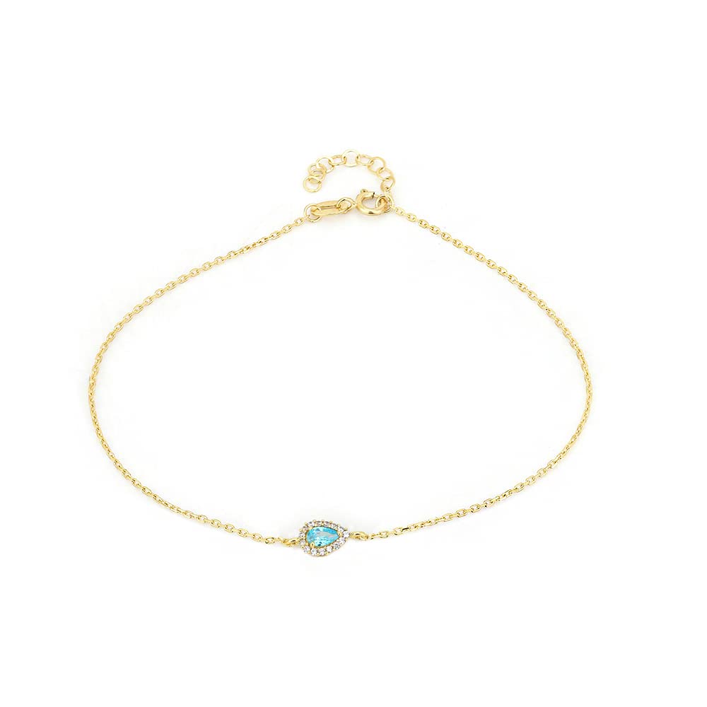 Choosing the Right Anklet: A Guide to Vanbelle’s Gold Plated Tear Drop Design