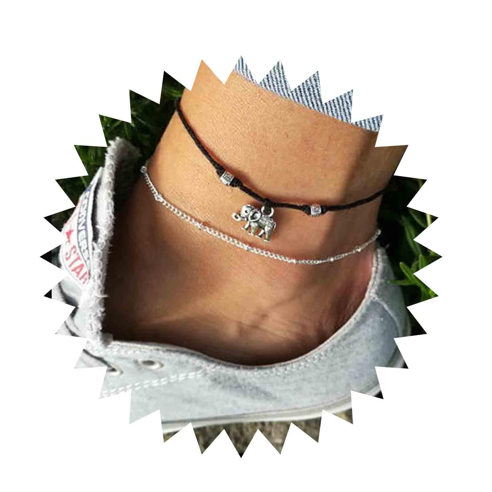 Choosing the Right Anklet: A Guide to Andelaisi Boho Layered Wax Rope Anklets