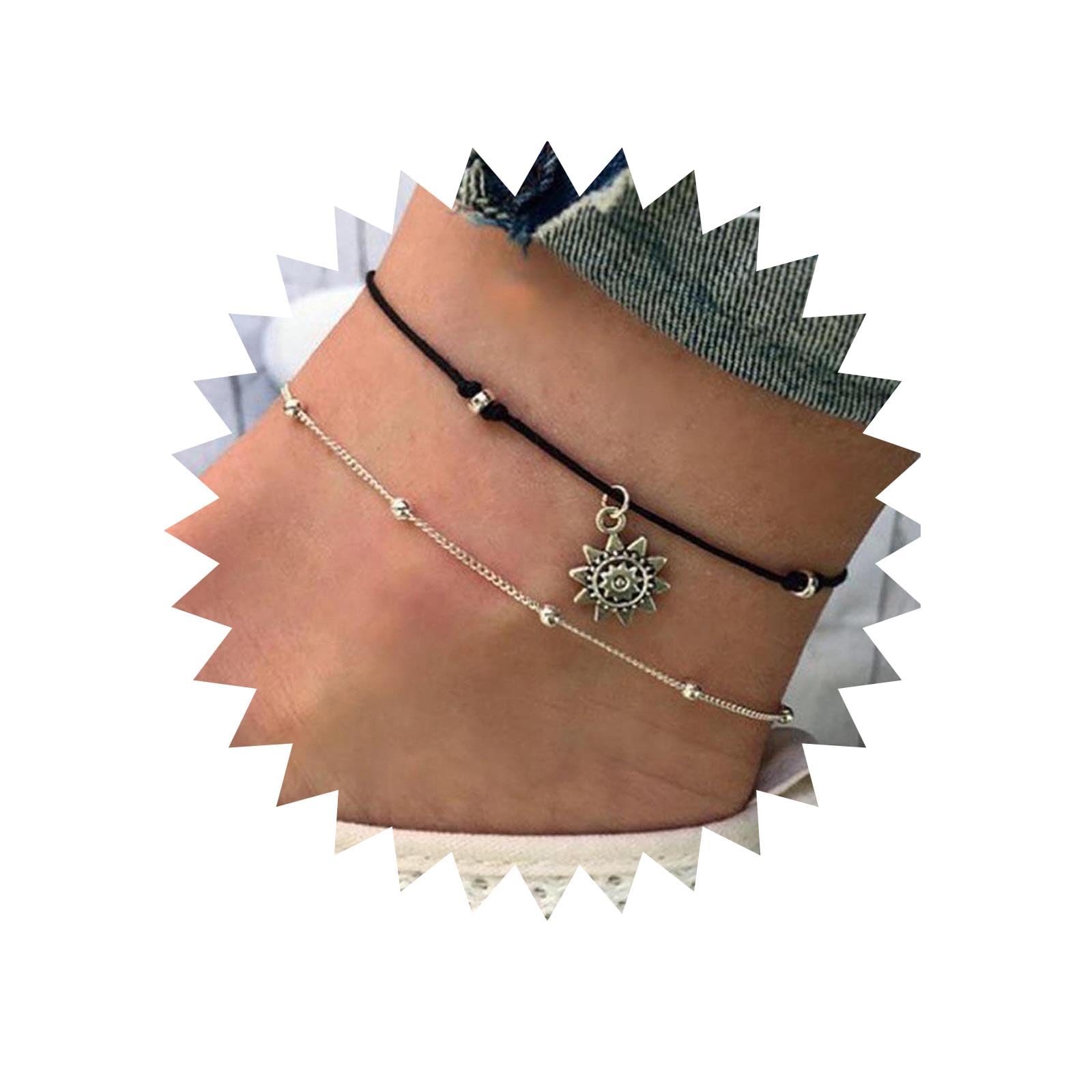Choosing the Right Anklet: A Guide to Andelaisi Boho Layered Wax Rope Anklets