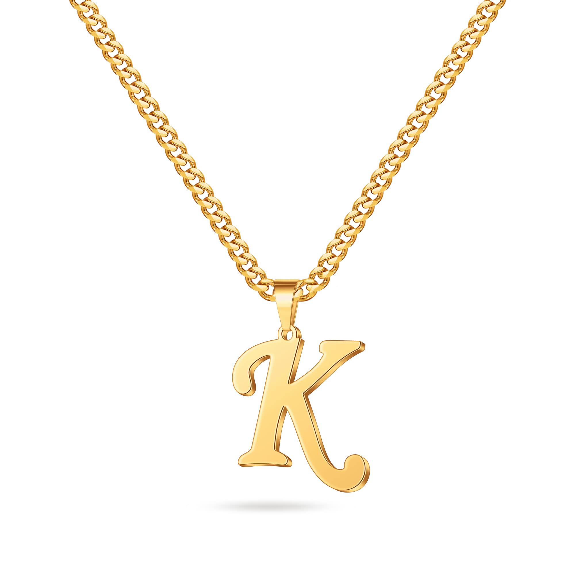 Choosing the Right Initial Necklace: A Guide to Stainless Steel Cuban Link Chain Letter Pendant Necklaces